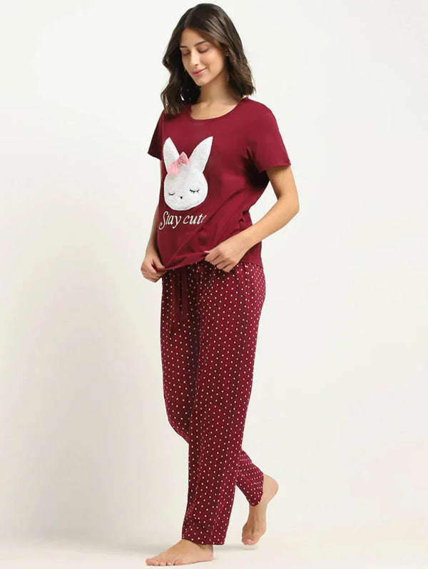 Stay Cute Banny Pajama Set