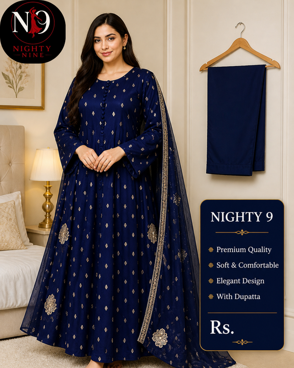 Luxury 3PC Set (With Dupatta)