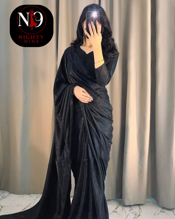 GLITTER MOONLIGHT PREMIUM QUALITY SAREE